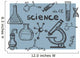 chemistry and science concepts Wall Decal