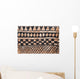 Wall with african tribal painting Wall Mural