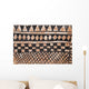 Wall with african tribal painting Wall Mural