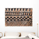 Wall with african tribal painting Wall Mural