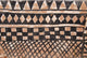 Wall with african tribal painting Wall Mural