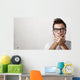 Shocked man covering his mouth with hands Wall Mural