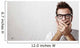 Shocked man covering his mouth with hands Wall Mural