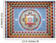 Tibetan mandala painting on monestery ceiling, Nepal Wall Mural