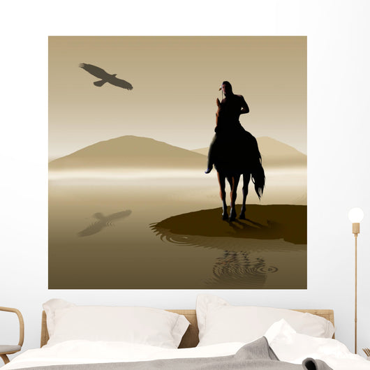 in riva al lago Wall Mural