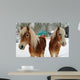 Winter Horses Wall Mural