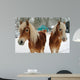 Winter Horses Wall Mural