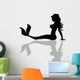 Trucker Mermaid Wall Decal