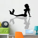 Trucker Mermaid Wall Decal