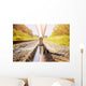 railroad rail feet Wall Mural