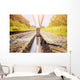 railroad rail feet Wall Mural