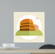 Rome Colosseum Icon Flat