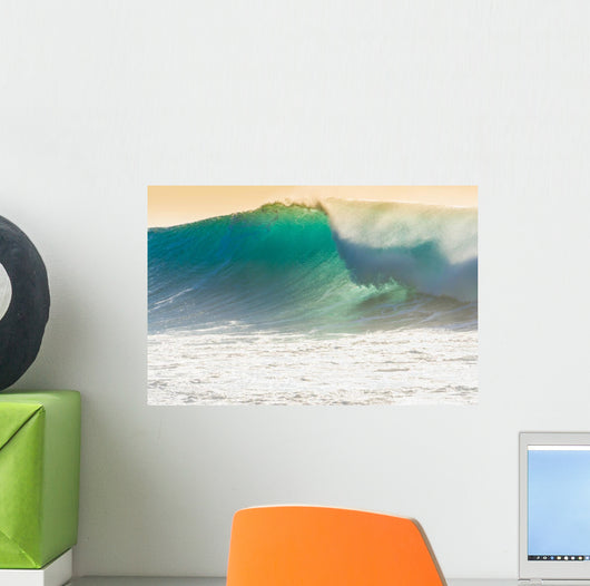 Waves breaking on the shore of Madeira Wall Mural