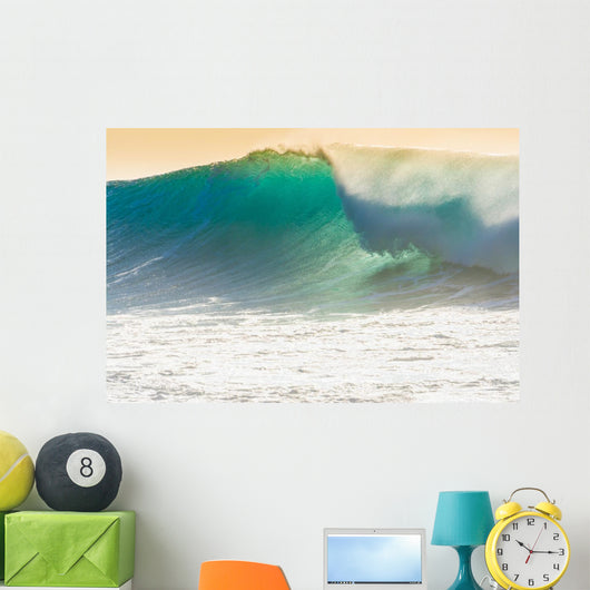 Waves breaking on the shore of Madeira Wall Mural