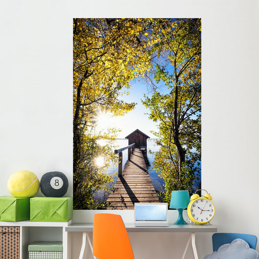 Old Wooden Boathouse