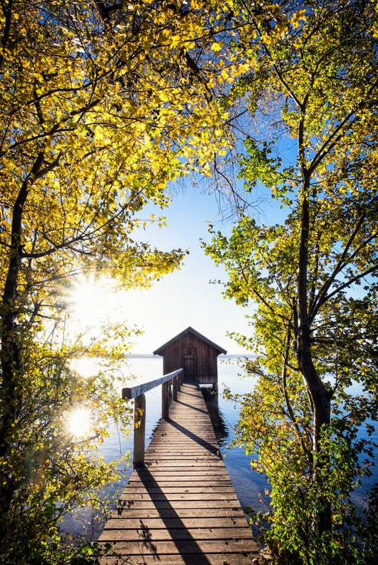 Old Wooden Boathouse