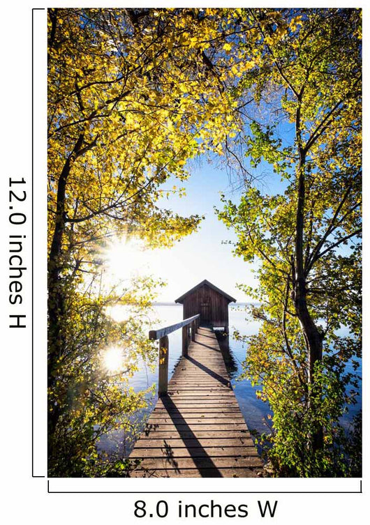 Old Wooden Boathouse