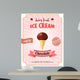 Chocolate ice cream Wall Decal