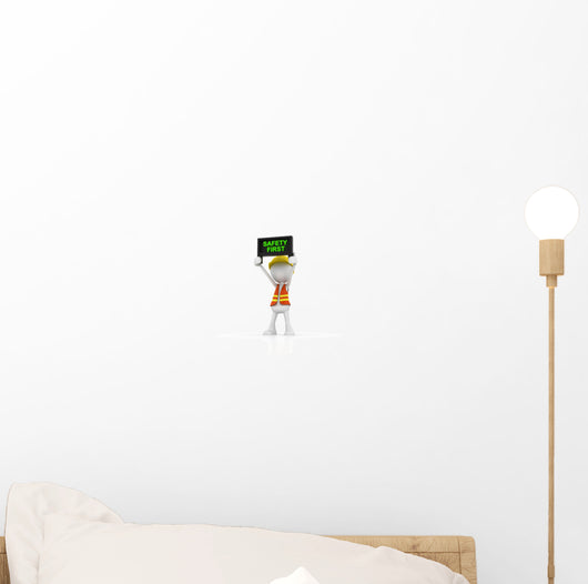 Safety First Wall Decal