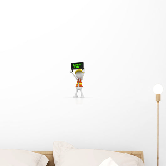 Safety First Wall Decal