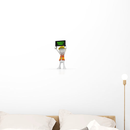 Safety First Wall Decal