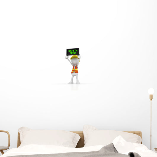 Safety First Wall Decal
