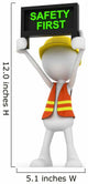 Safety First Wall Decal