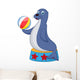 Cute circus seal playing a ball Wall Decal