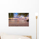 Seychelles tropical beach at sunset Wall Mural