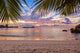 Seychelles tropical beach at sunset Wall Mural