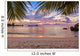Seychelles tropical beach at sunset Wall Mural