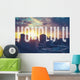 Retro Filtered Honolulu with Wall Decal