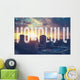 Retro Filtered Honolulu with Wall Decal