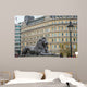Trafalgar Square London UK during winter  Wall Mural