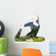 Mountain Female Yoga Wall Decal