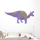 lambeosaurus dinosaur Wall Mural