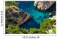 Baignade dans la calanque de Sugiton, Marseille Wall Mural