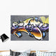 Urban graffiti in Lisbon Portugal Wall Mural
