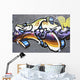 Urban graffiti in Lisbon Portugal Wall Mural