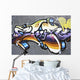 Urban graffiti in Lisbon Portugal Wall Mural