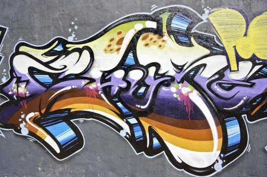Urban graffiti in Lisbon Portugal Wall Mural