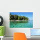 Pristine Caribbean island in Panama Wall Mural
