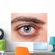 Irritated red bloodshot eye Wall Mural