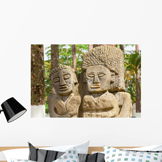 Park in Porto Limon  Costa Rica Wall Mural