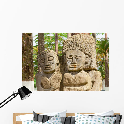 Park in Porto Limon  Costa Rica Wall Mural