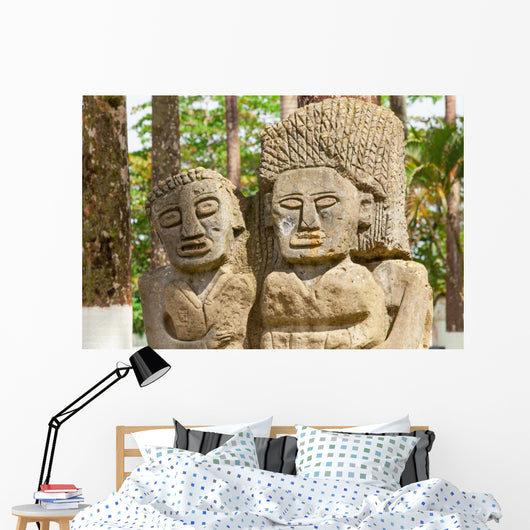 Park in Porto Limon  Costa Rica Wall Mural