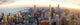 Aerial Chicago Sunset Wall Mural