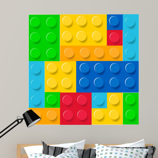 Lego Blocks Pattern Vector