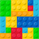 Lego Blocks Pattern Vector