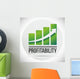 profit design Wall Decal